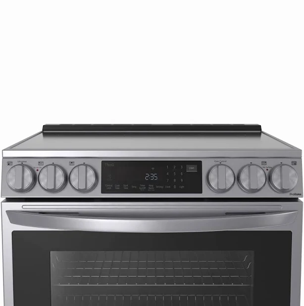 LG ProBake Convection InstaView Electric Slide-In Range with Air Fry LSEL6335FE