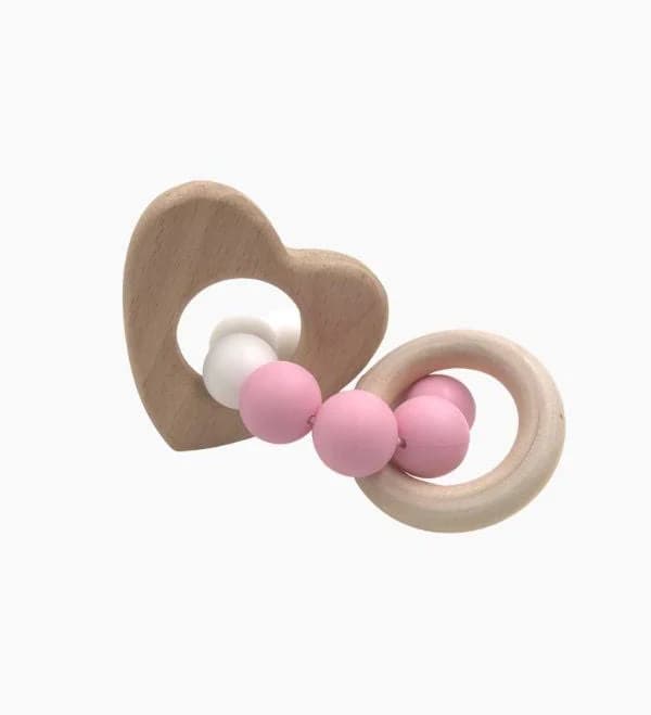 Organic Wooden Silicon Teether