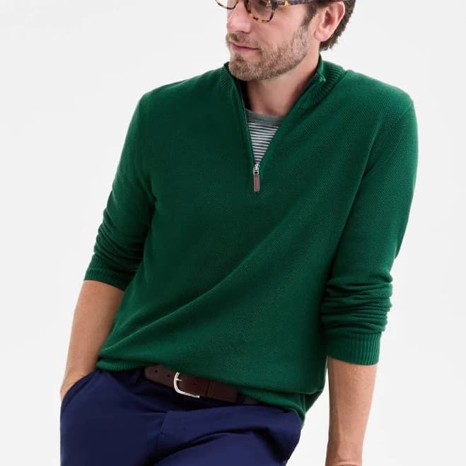 Club Room Men's Quarter-Zip Sweater