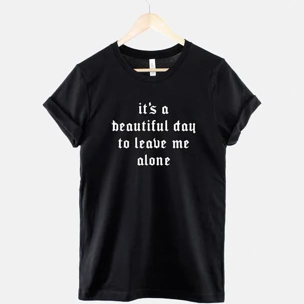 Gothic Slogan Edgy Graphic Tee