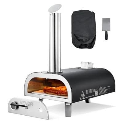 VEVOR 12 Inch Outdoor Wood Fired Pizza Oven