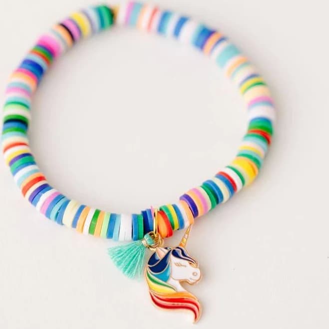 Girls Clay Bead Bracelets Bracelet