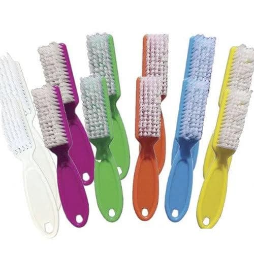 Manicure Brush with Handle *various colors*, 12pc