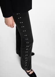 Flared jeans with studs - Teen | MANGO Niger