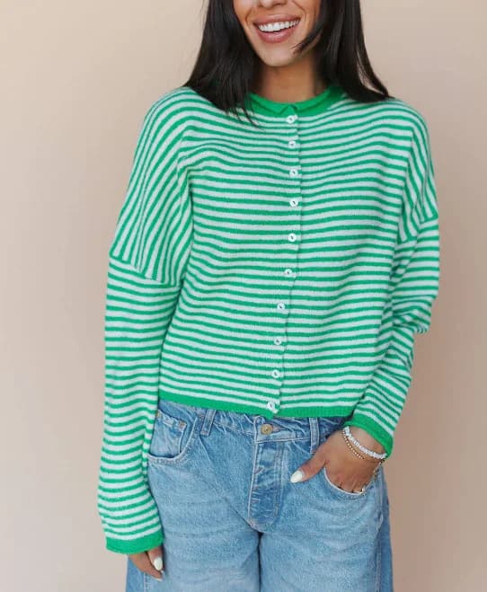 Piper Stripe Cardigan