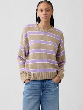 Gap Women's Relaxed Cotton Crewneck Sweater