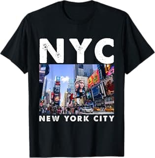 NYC Tshirt Skylines New York City That Never Sleeps Gift Tee T-Shirt