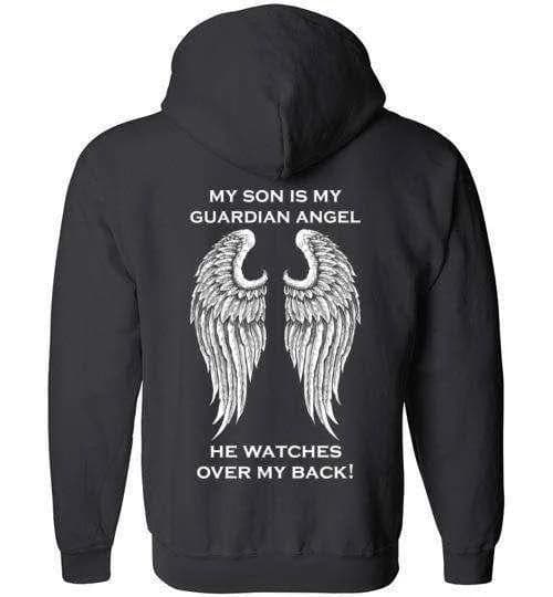 My Son Is My Guardian Angel Full Zip Hoodie