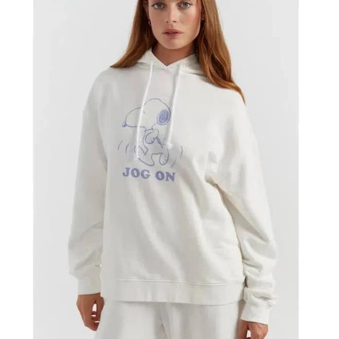 Chinti & Parker Women's Snoopy Cotton Jog On Hoodie