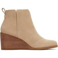 Amazon.com | Brinley Co. Womens Wedge Bootie Grey, 7.5 Regular US | Ankle & Bootie