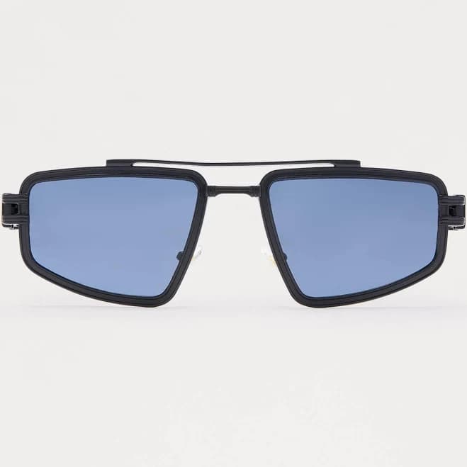 Fashion Nova Men's Engineered Aviator Sunglasses