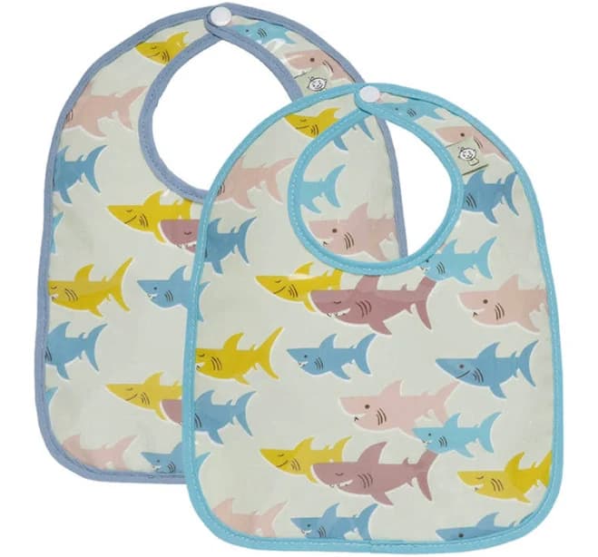 Ore Smiley Shark Mini Bib Gift Set