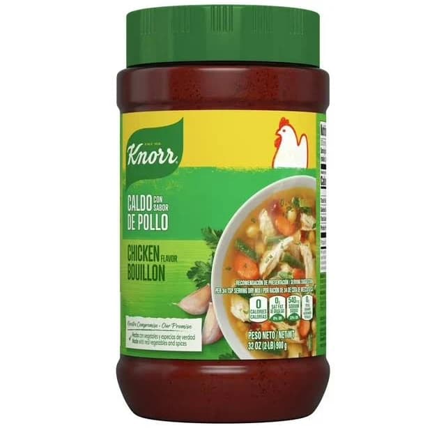 Knorr Shelf-Stable Granulated Chicken Flavor Bouillon , 2.0 Lb Jar.