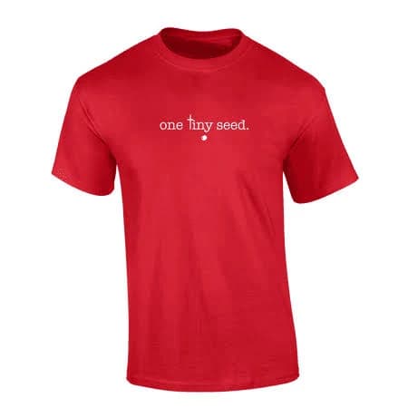 Trenz Shirt Company Men's Christian Faith One Tiny Seed Graphic T-Shirt