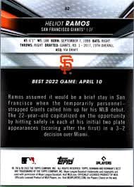 2022 Bowman's Best #62 Heliot Ramos RC San Francisco Giants | eBay