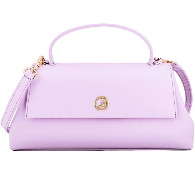 Italian Leather Trapeze Bag
