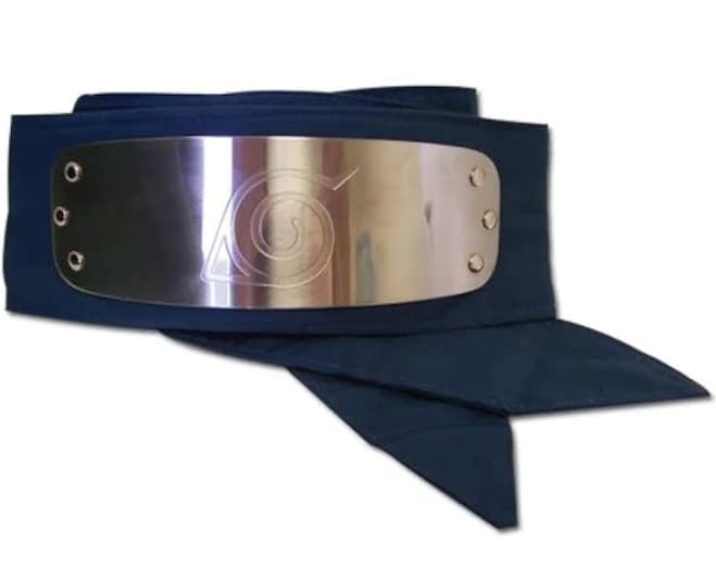 COSPLAY HEADBAND NARUTO LEAF VILLAGE BLUE