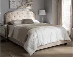 Ashley Button Tufted Upholstered Bed