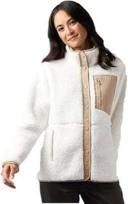 32 Degrees Women's Cozy Sherpa Snap Jacket