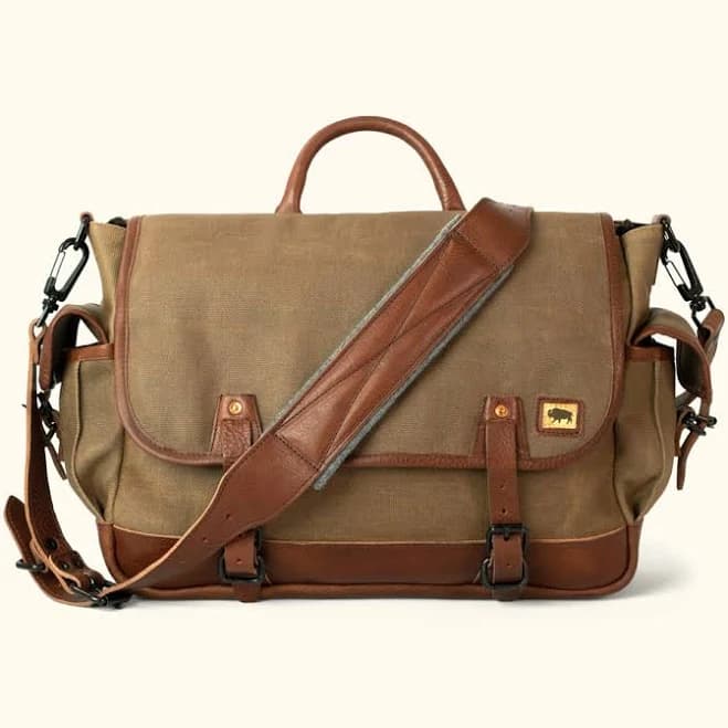 Dakota Waxed Canvas Messenger Bag