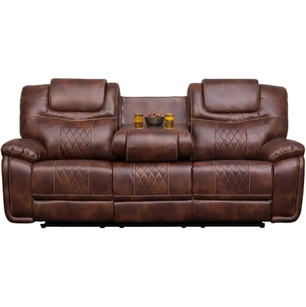 Weston Reclining Sofa With Drop Down Table