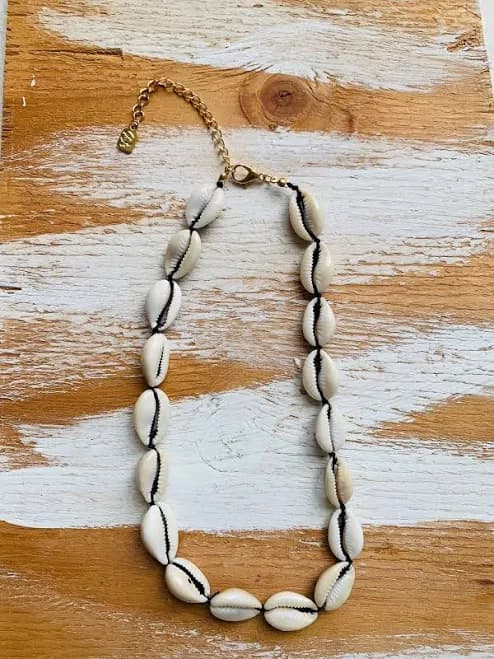Runway Boutique Cowrie Shell Necklace