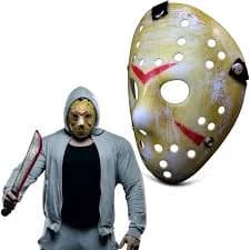 Jason Voorhees Halloween Costume Prop Hockey Mask