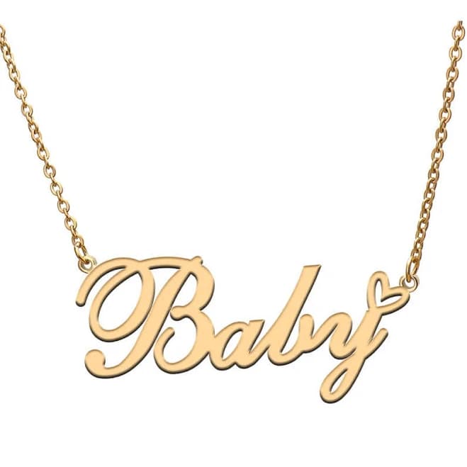 Personalized Baby Name Necklace Gifts For Baby