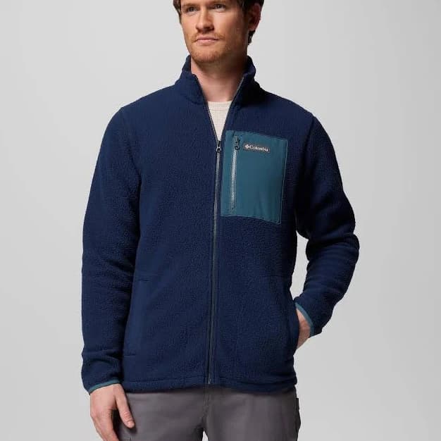 Columbia Men's Jasper Ridge Pebbled Full Zip Fleece