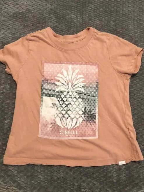 Girls Pineapple T-shirt By O’neill - Size Xs (5/6)