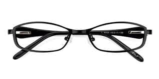 Embrasure - Rectangle Matte Black Frames Glasses | ABBE Glasses