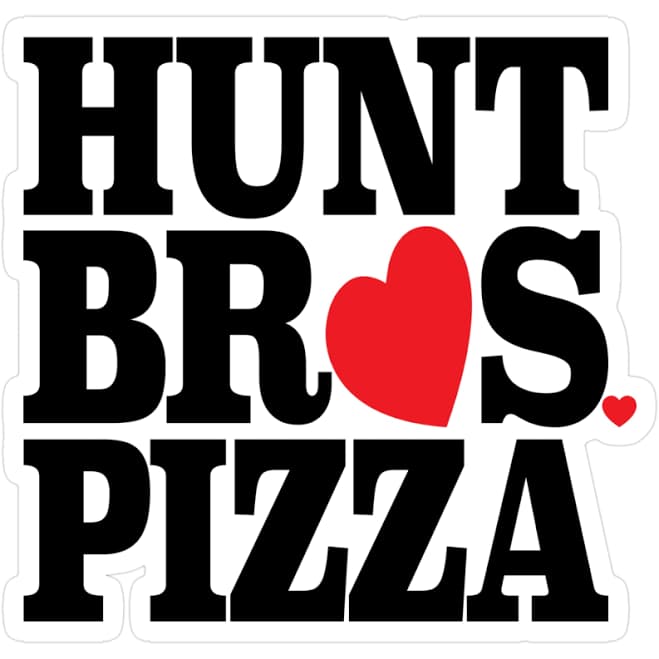 Hunt Bros Pizza Pizza Sticker - Redbubble
