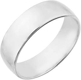 Ster Ling Solid Polished Silver Band Ring