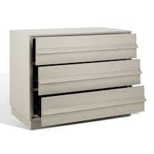 SAFAVIEH Couture Collection Deirdra 3 Drawer Wood Chest - Bed Bath & Beyond - 39102471