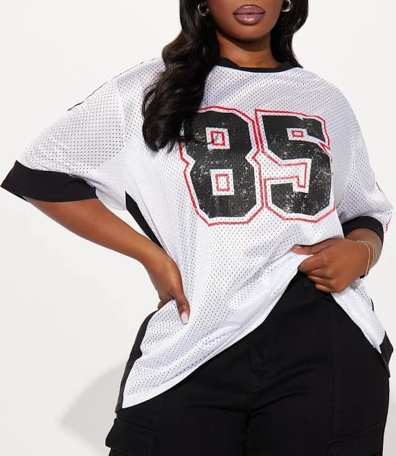 Fashion Nova Oversized Jersey Sporty 85