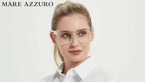 Amazon.com: MARE AZZURO Oversized Reading Glasses 3.5 Women, Funky Big Clear Frame Readers 3.50 for Large Ladies : Health & Household