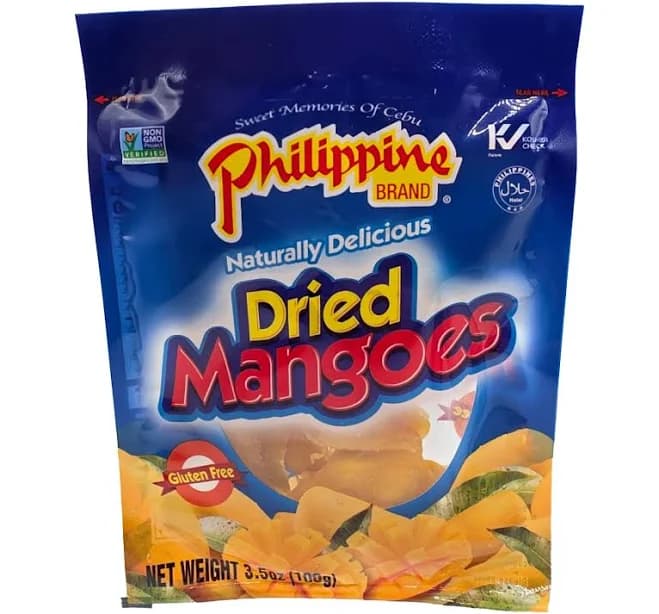 Philippine Brand Dried Mangoes - 3.5 oz