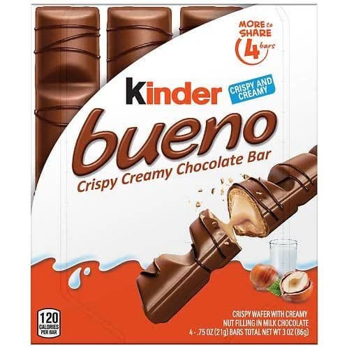 KINDER BUENO Crispy Creamy Chocolate Bar