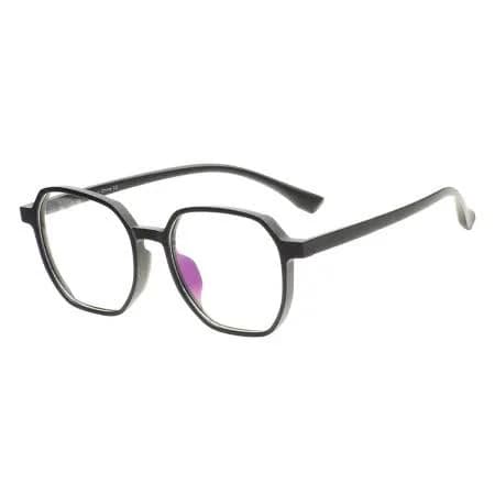 TR90 Oversized Square Spectacles Men and Women Lightweight Full Rim Transparent Glasses Frame For Prescription Optical Lenses
