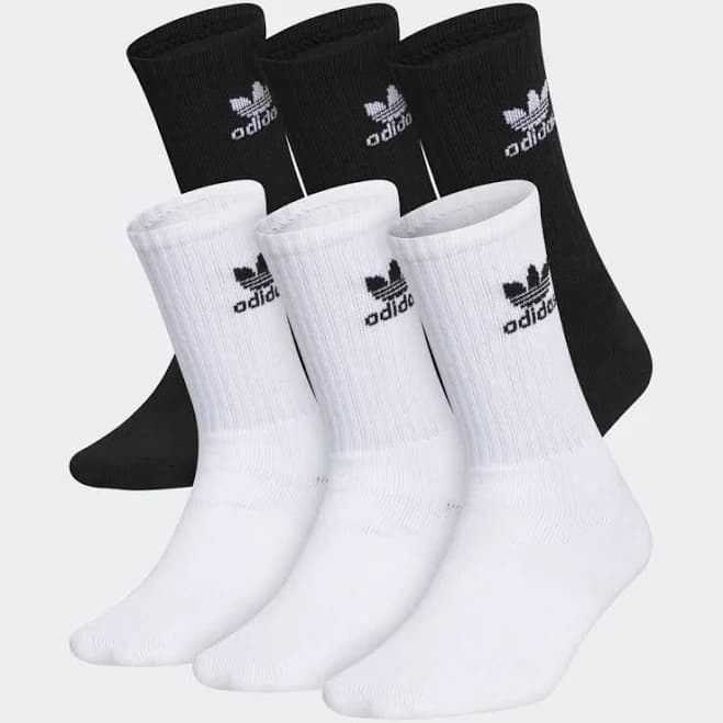 adidas Originals Trefoil 6-Pack Crew Socks Boys'