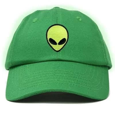 Dalix Men's Alien Embroidered Cotton Baseball Cap