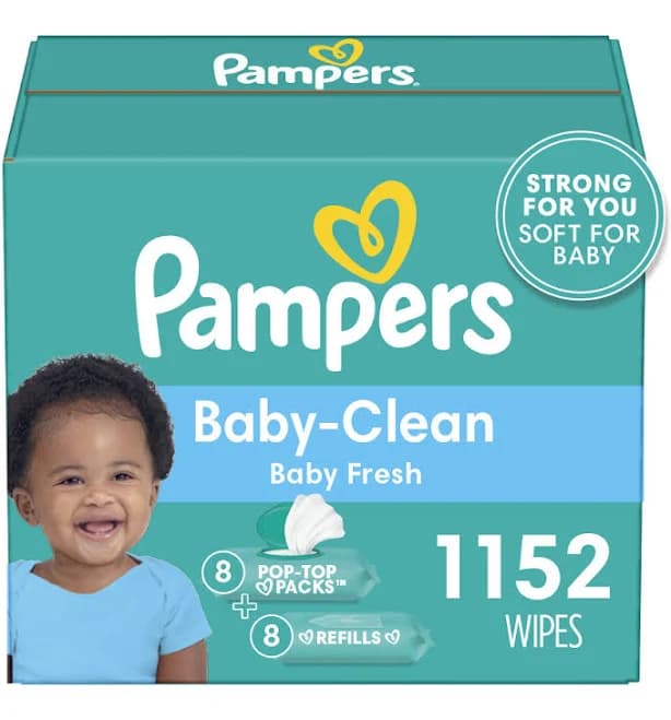 Pampers Baby Wipes Complete Clean Baby Fresh Scented
