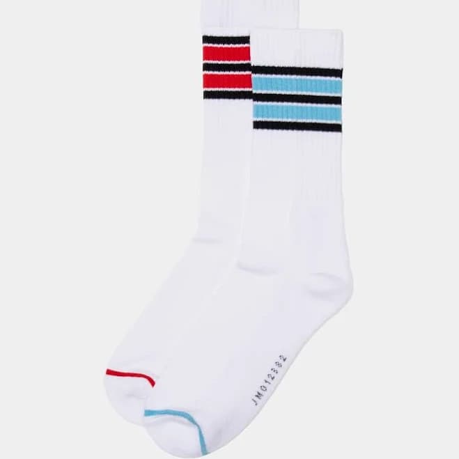 Men's Striped Crew Socks