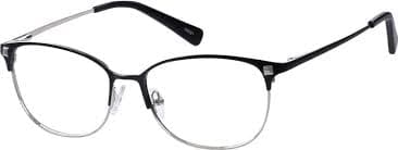 Black Oval Glasses #168221 | Zenni Optical