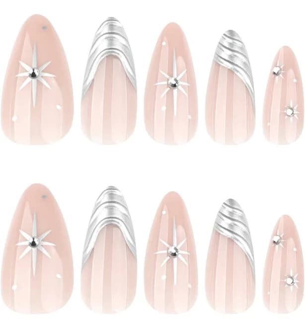 Starry Night Press-On Nails