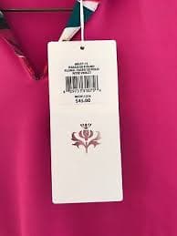 LADY HAGEN Paradise Found Small HydroDri 25+ UPF Golf Shirt/Polo Rose Violet NWT | eBay