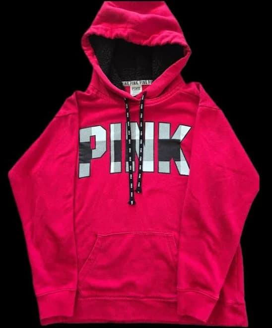 Victoria’s Secret Pink Logo Hoodie Red Size S