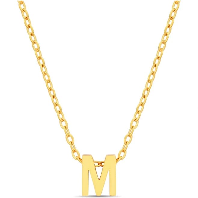 Kensie Gold-Tone Letter Initial Pendant Necklace