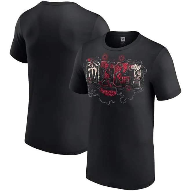 WWE x Stranger Things Roman Reigns T-Shirt