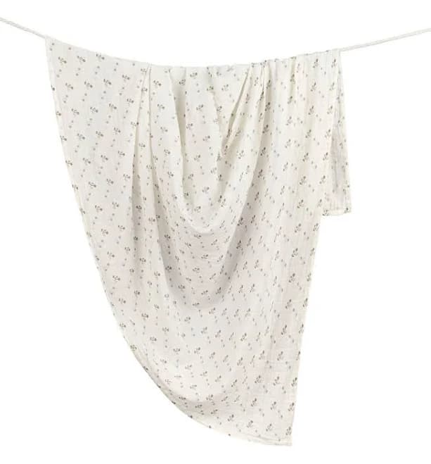 Crane Baby Organic Cotton Poppy Single Swaddle